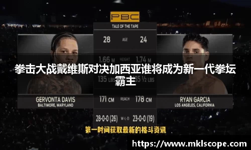 拳击大战戴维斯对决加西亚谁将成为新一代拳坛霸主